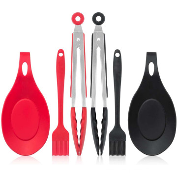 Conjunto de ferramentas de cozinha de silicone